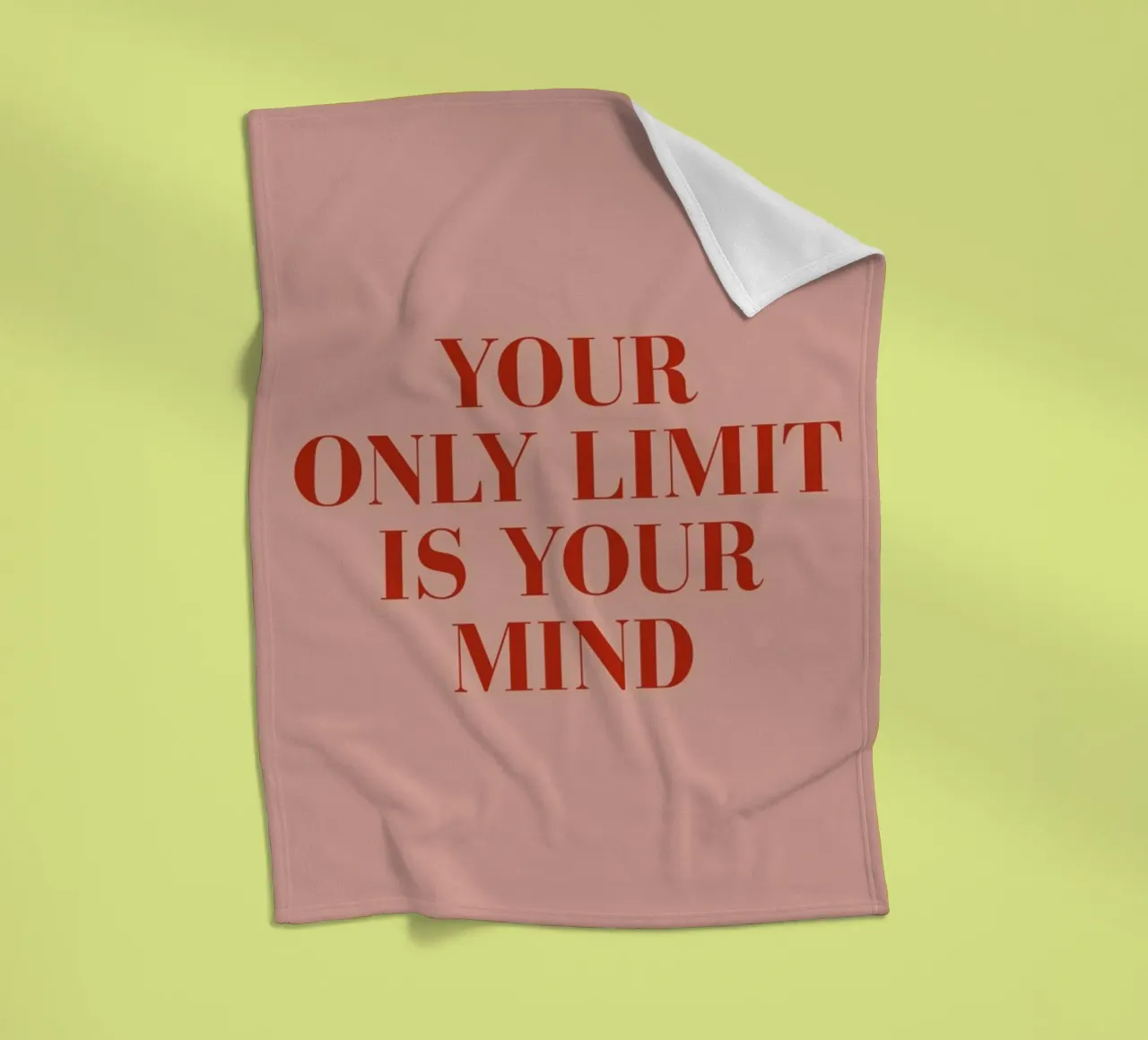 Your Only Limit coperta in pile da daylight design studio