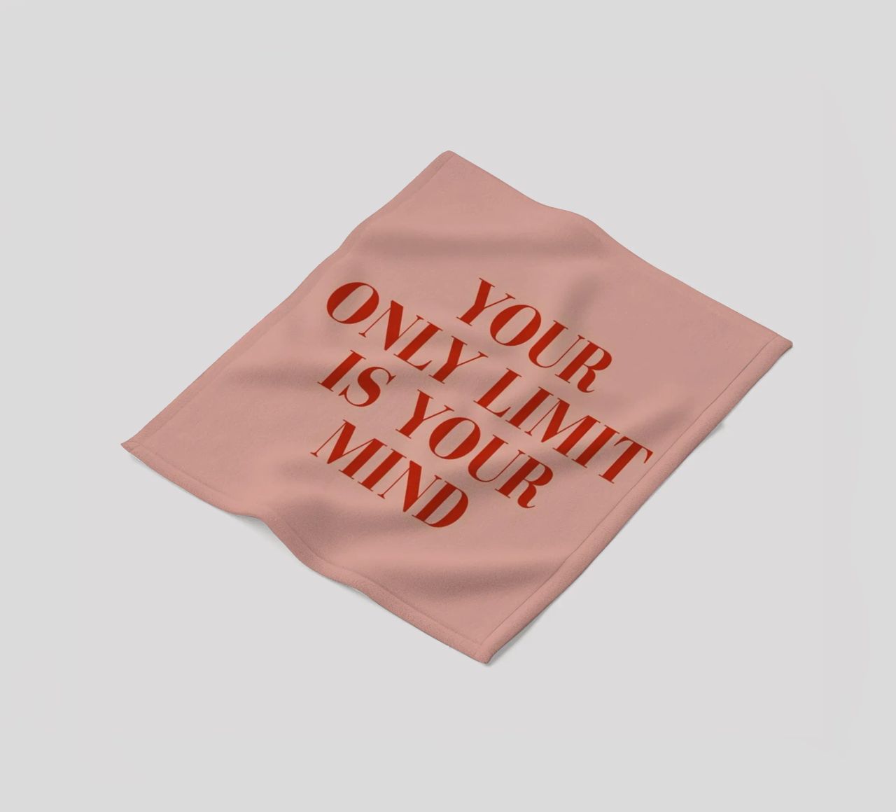 Your Only Limit fleece blanket by daylight design studio