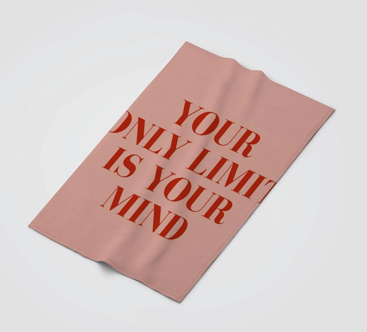 Your Only Limit fleece blanket by daylight design studio