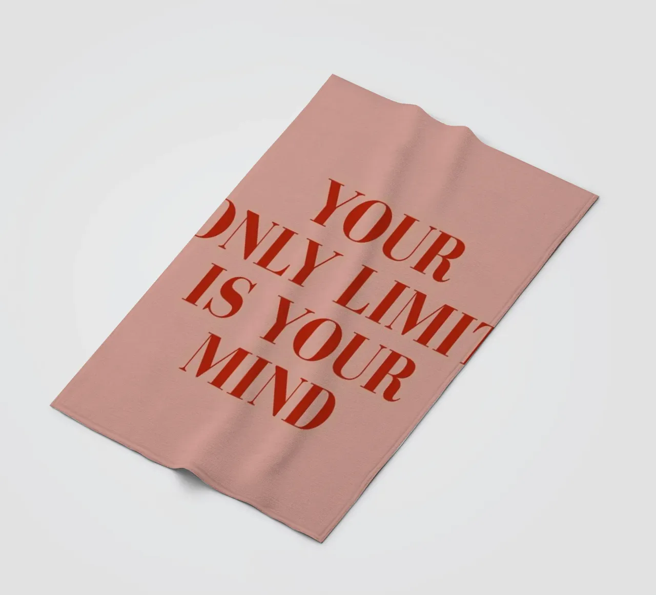 Your Only Limit coperta in pile da daylight design studio