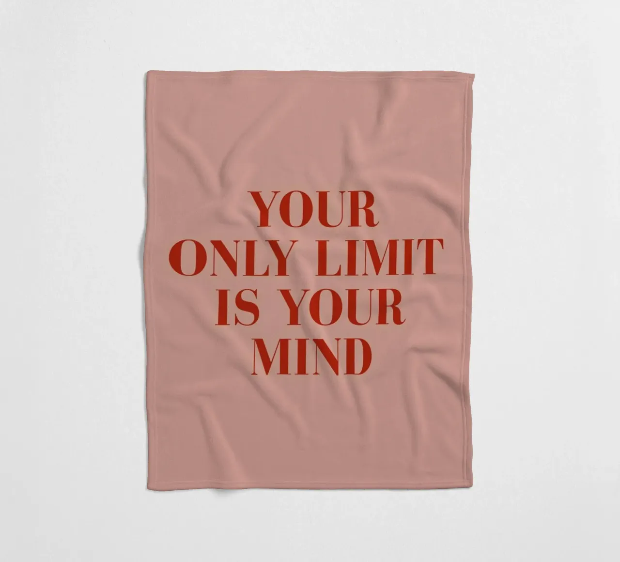 Your Only Limit fleecedeken van daylight design studio