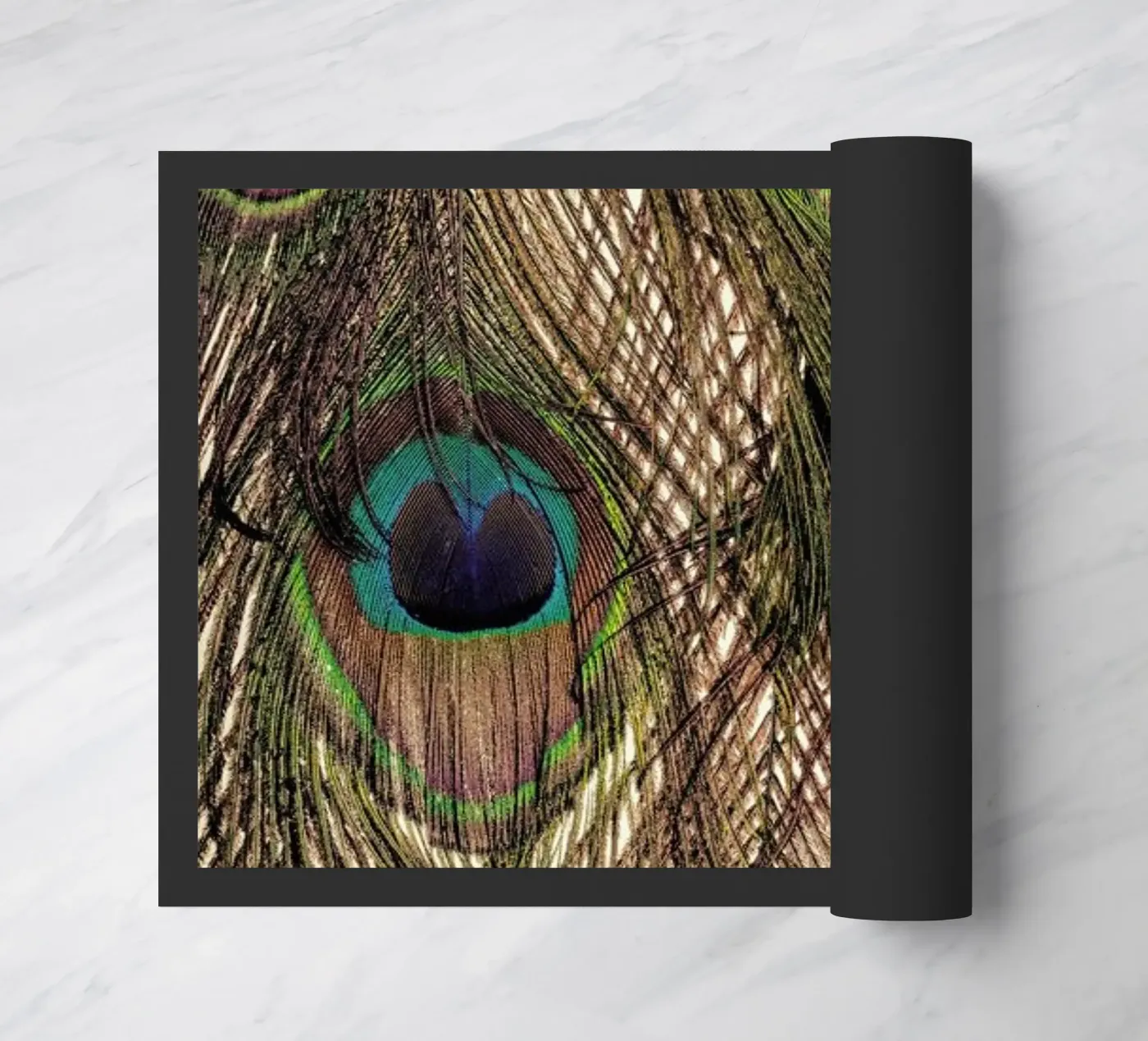 Peacock deurmat van Curious Collections by Marielle Leenders