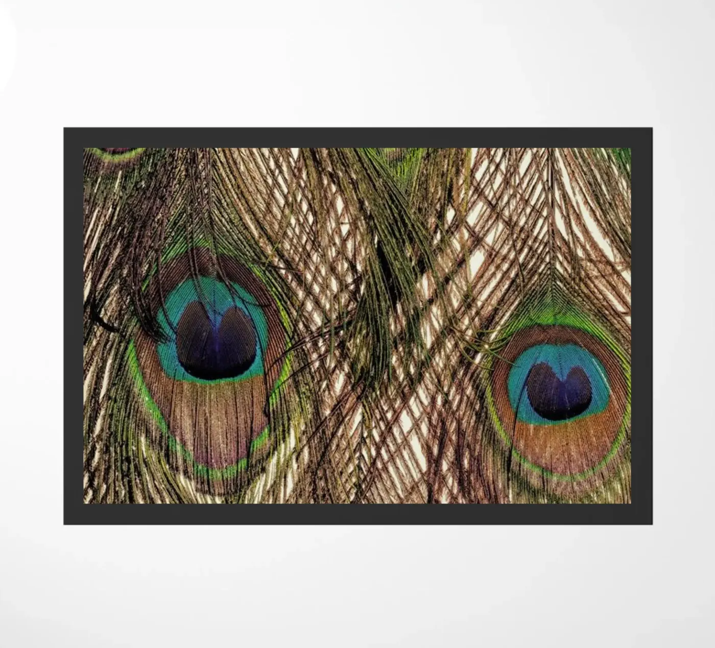 Peacock deurmat van Curious Collections by Marielle Leenders