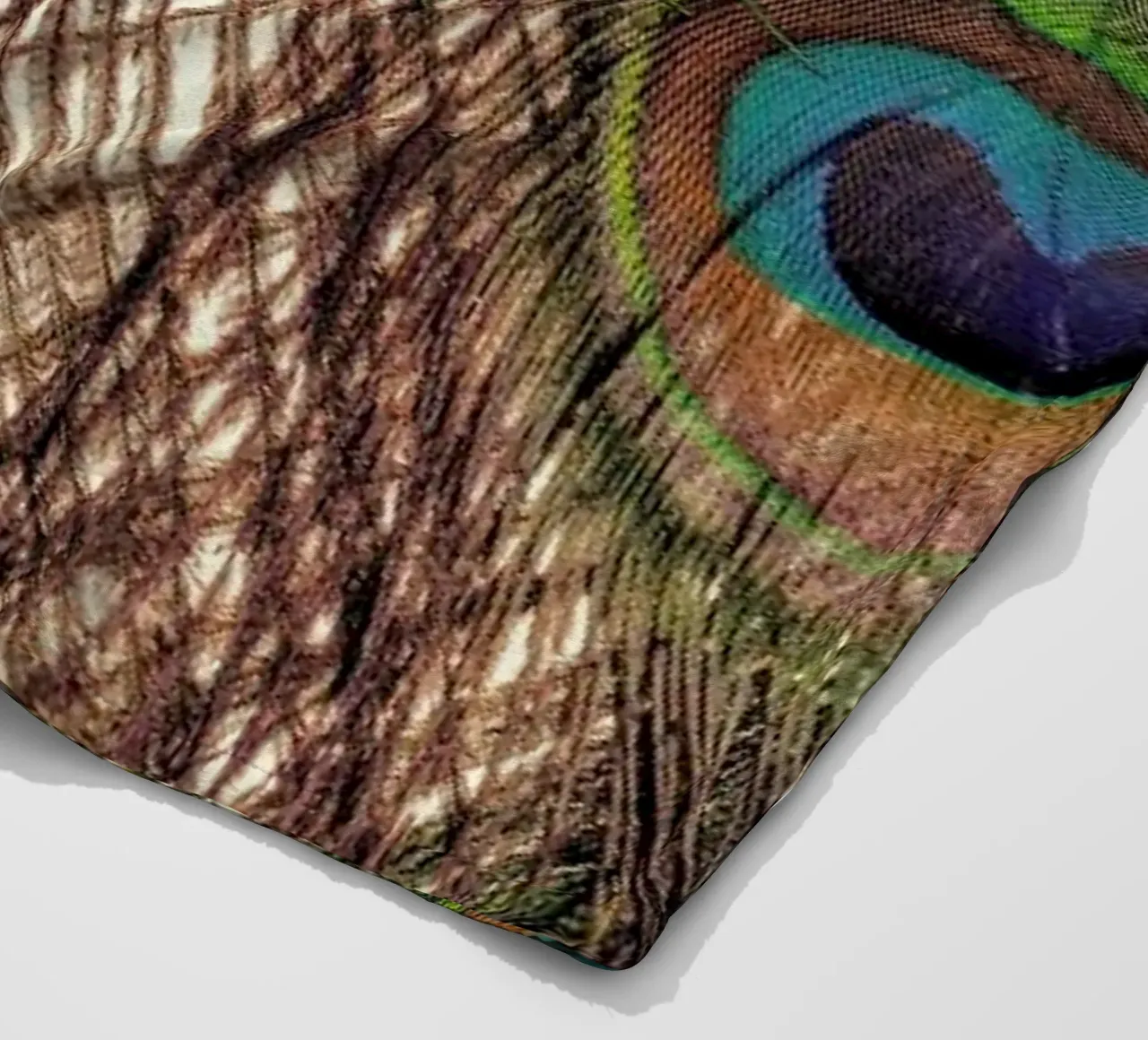 Peacock Fleecedecke von Curious Collections by Marielle Leenders