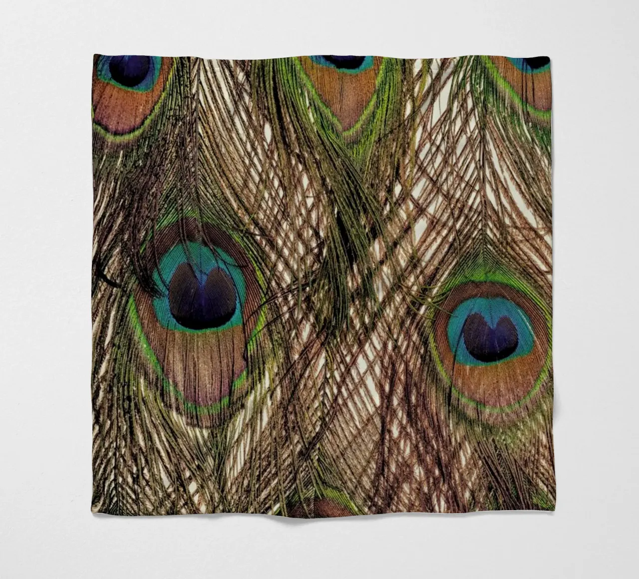 Peacock Fleecedecke von Curious Collections by Marielle Leenders