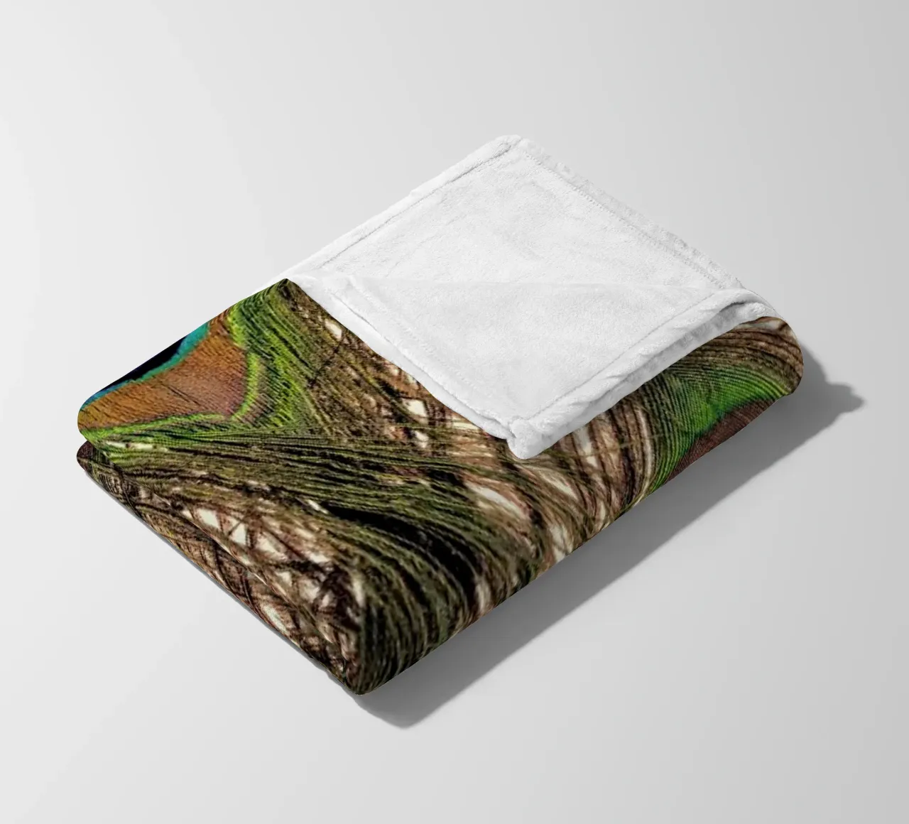 Peacock Fleecedecke von Curious Collections by Marielle Leenders