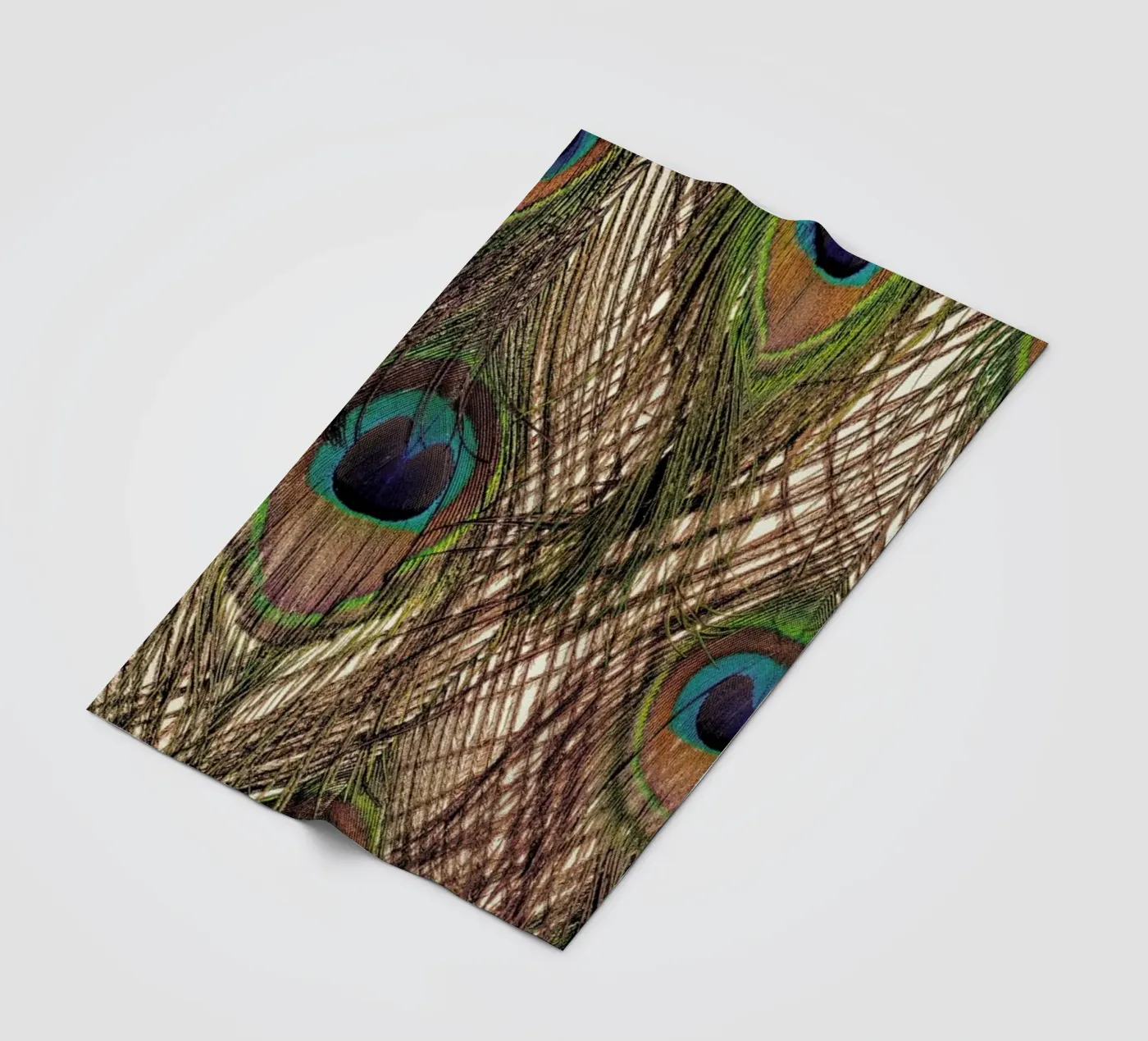 Peacock plaid polaire de Curious Collections by Marielle Leenders
