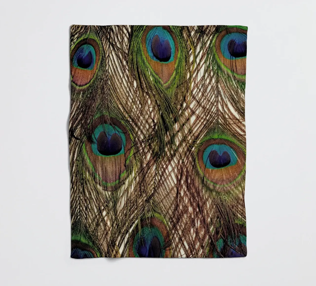 Peacock Fleecedecke von Curious Collections by Marielle Leenders