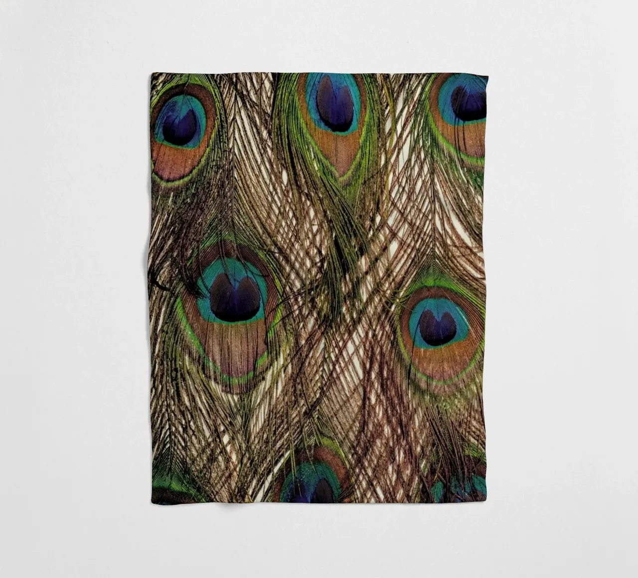 Peacock coperta in pile da Curious Collections by Marielle Leenders