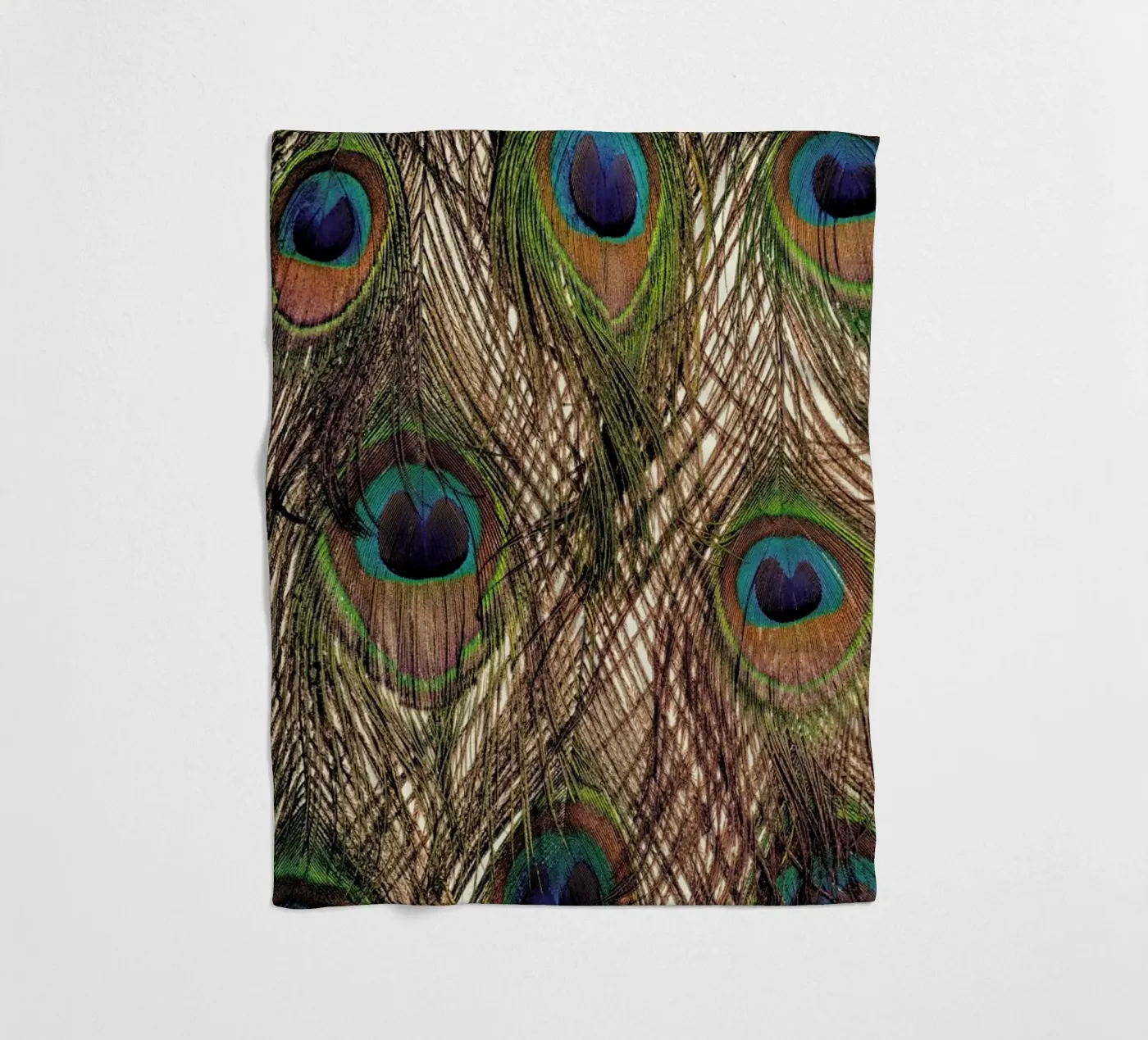 Peacock plaid polaire de Curious Collections by Marielle Leenders