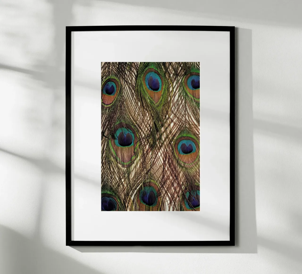 Peacock poster van Curious Collections by Marielle Leenders