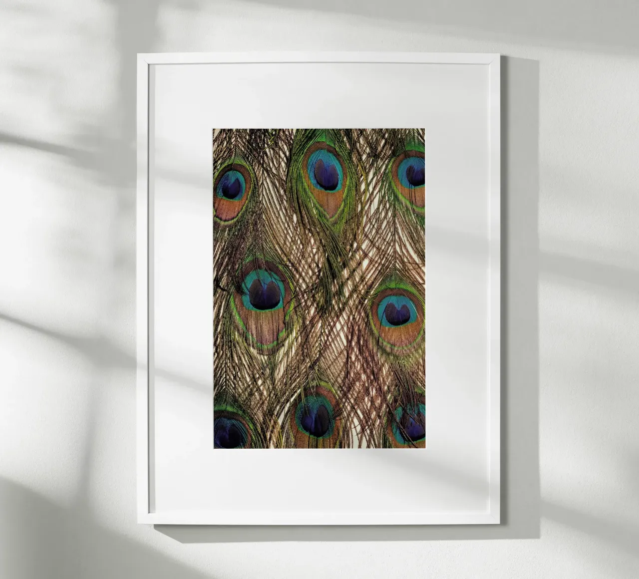 Peacock poster van Curious Collections by Marielle Leenders
