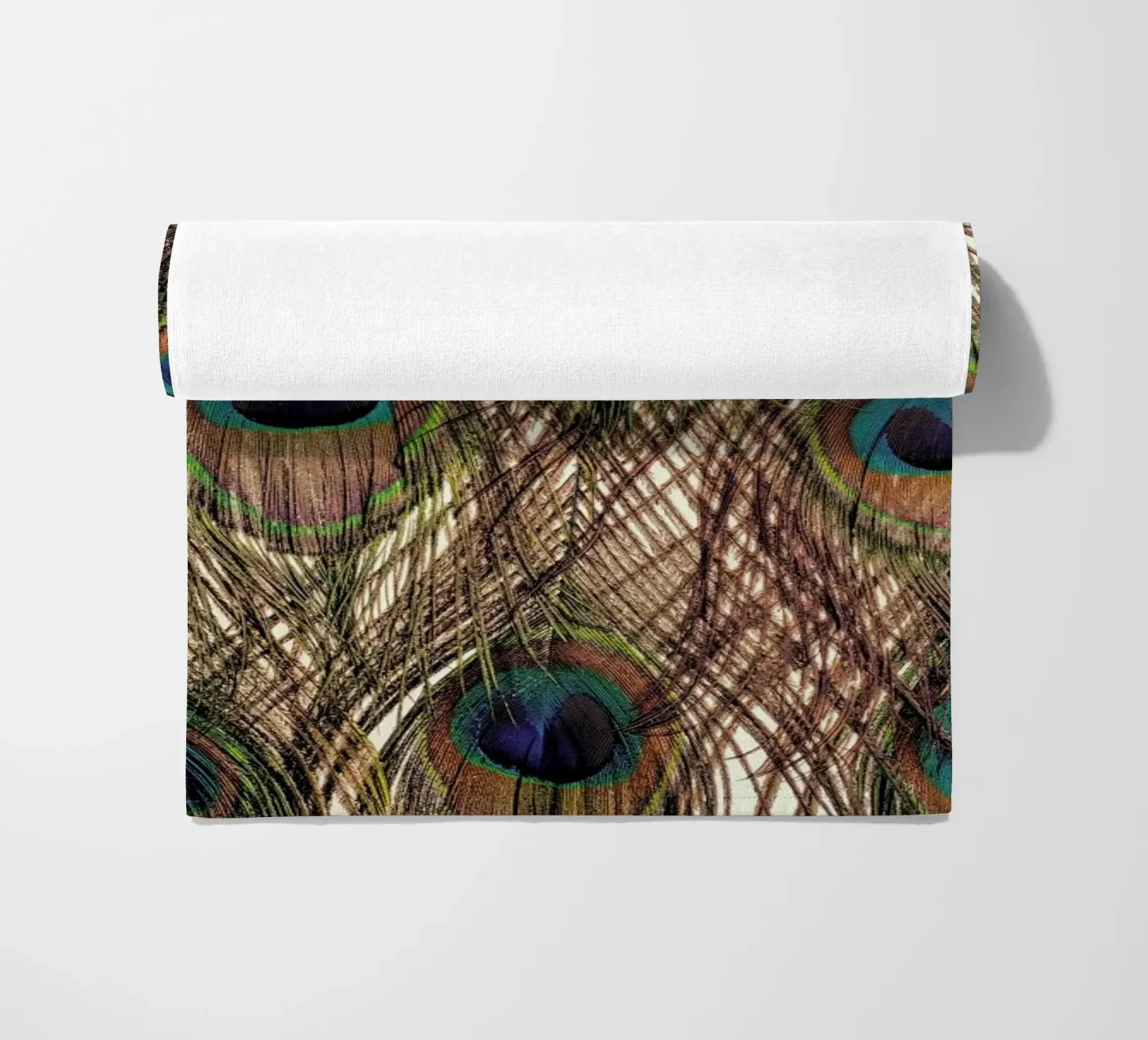 Peacock strandhanddoek van Curious Collections by Marielle Leenders