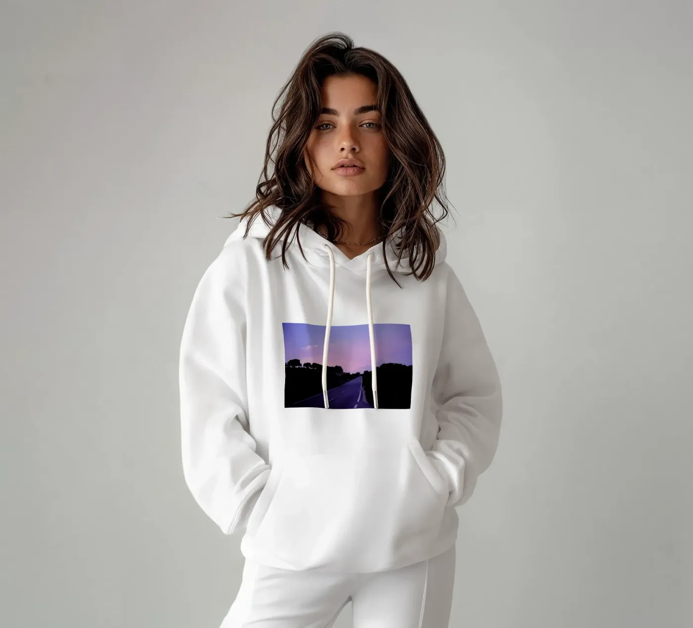 Sunset hoodie van NET Talents GmbH