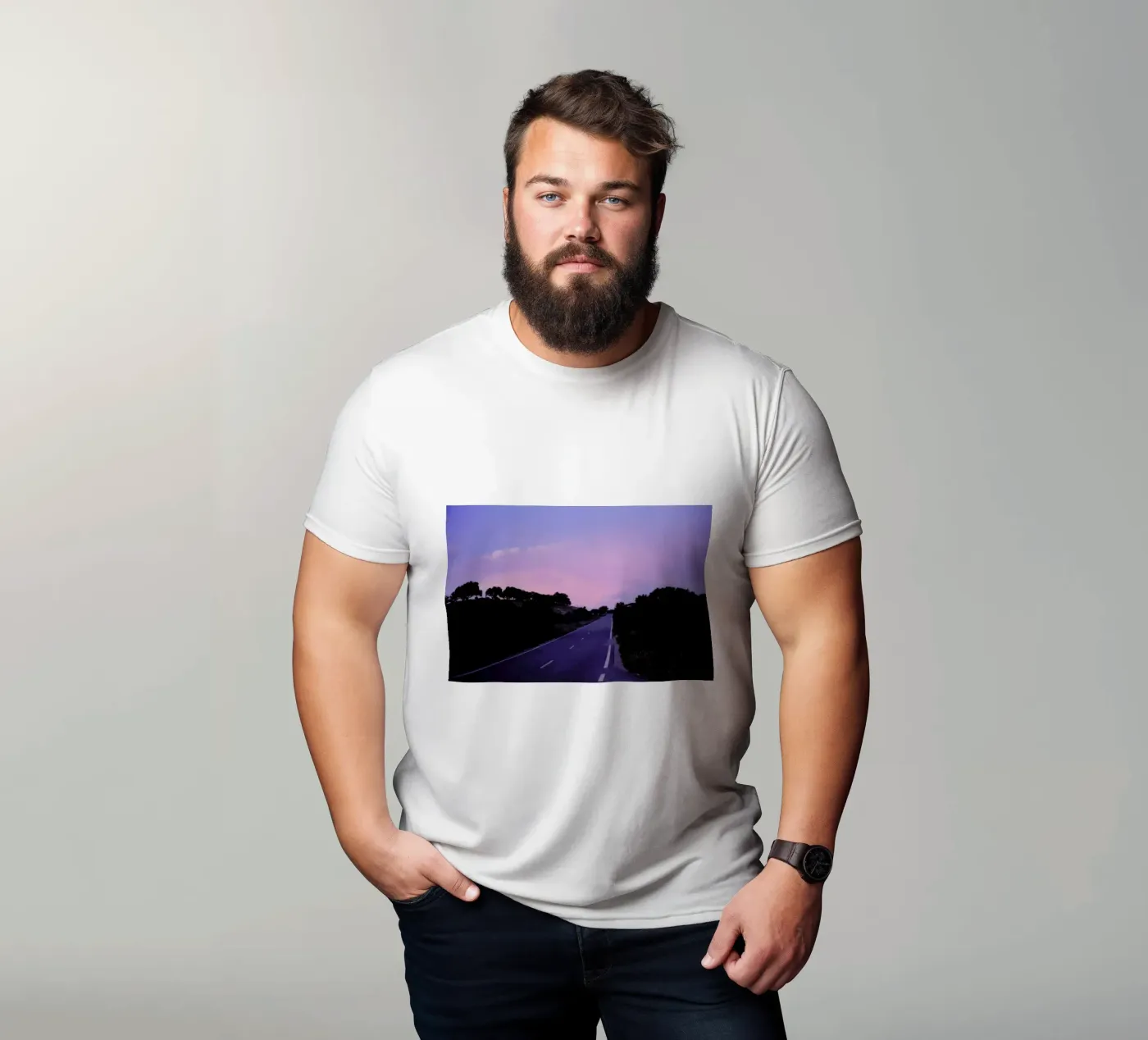 Sunset t-shirt da NET Talents GmbH