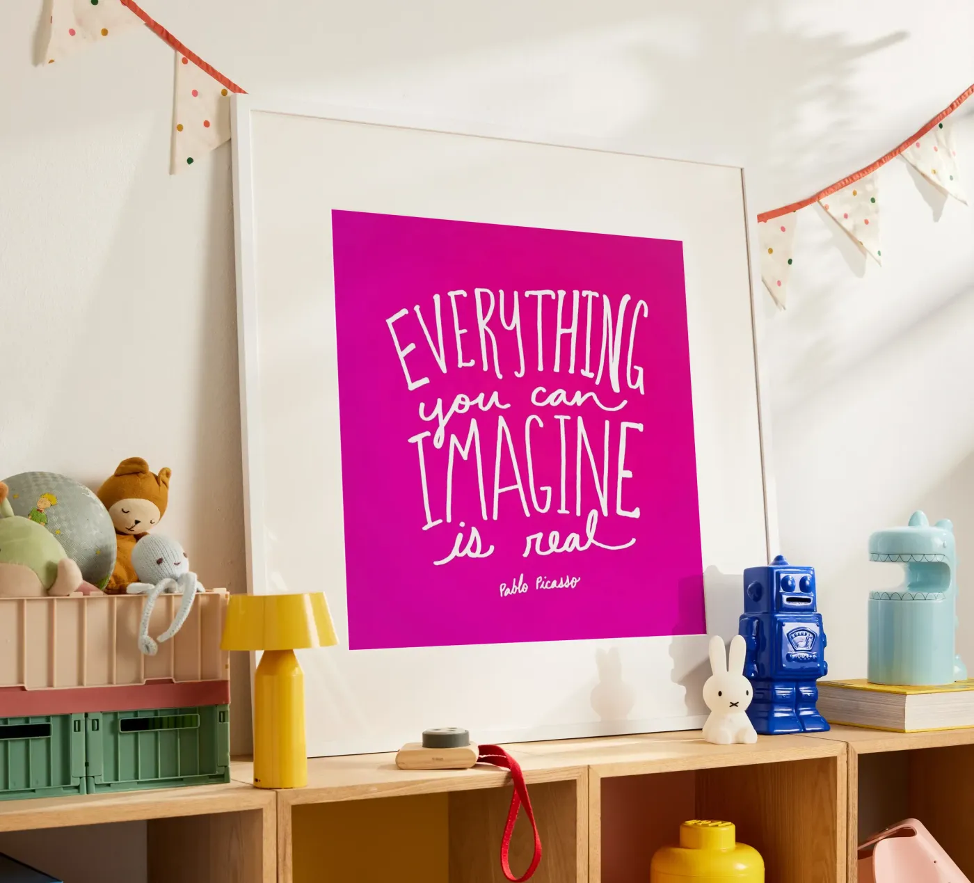 Imagine - Pink poster da Leah Flores