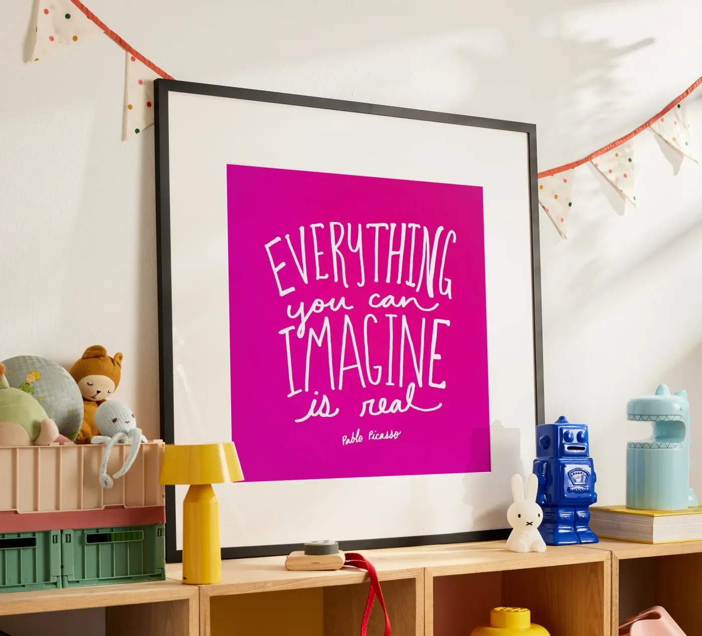 Imagine - Pink poster da Leah Flores