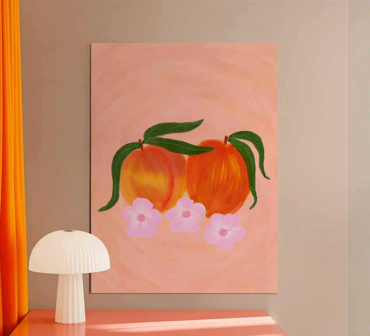 Pesche poster con telaio in legno da Pictufy Sun & Spirit