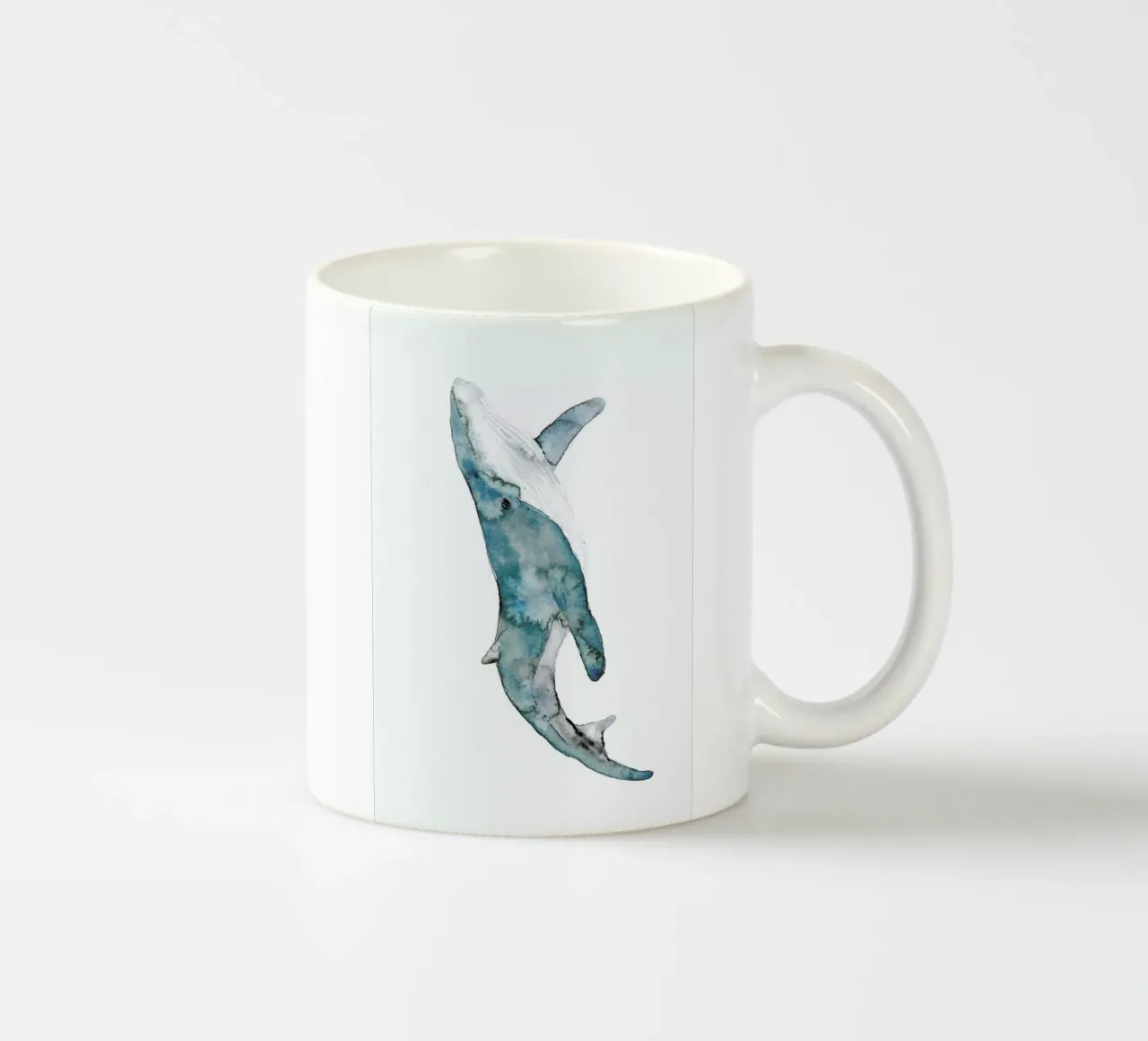 Whale tazza in ceramica da Larissa van der Laan