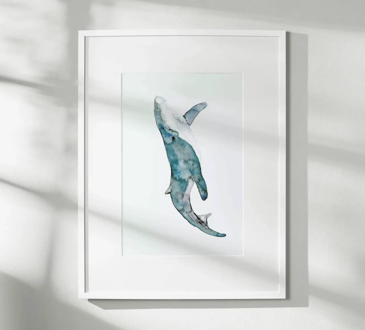Whale poster da Larissa van der Laan