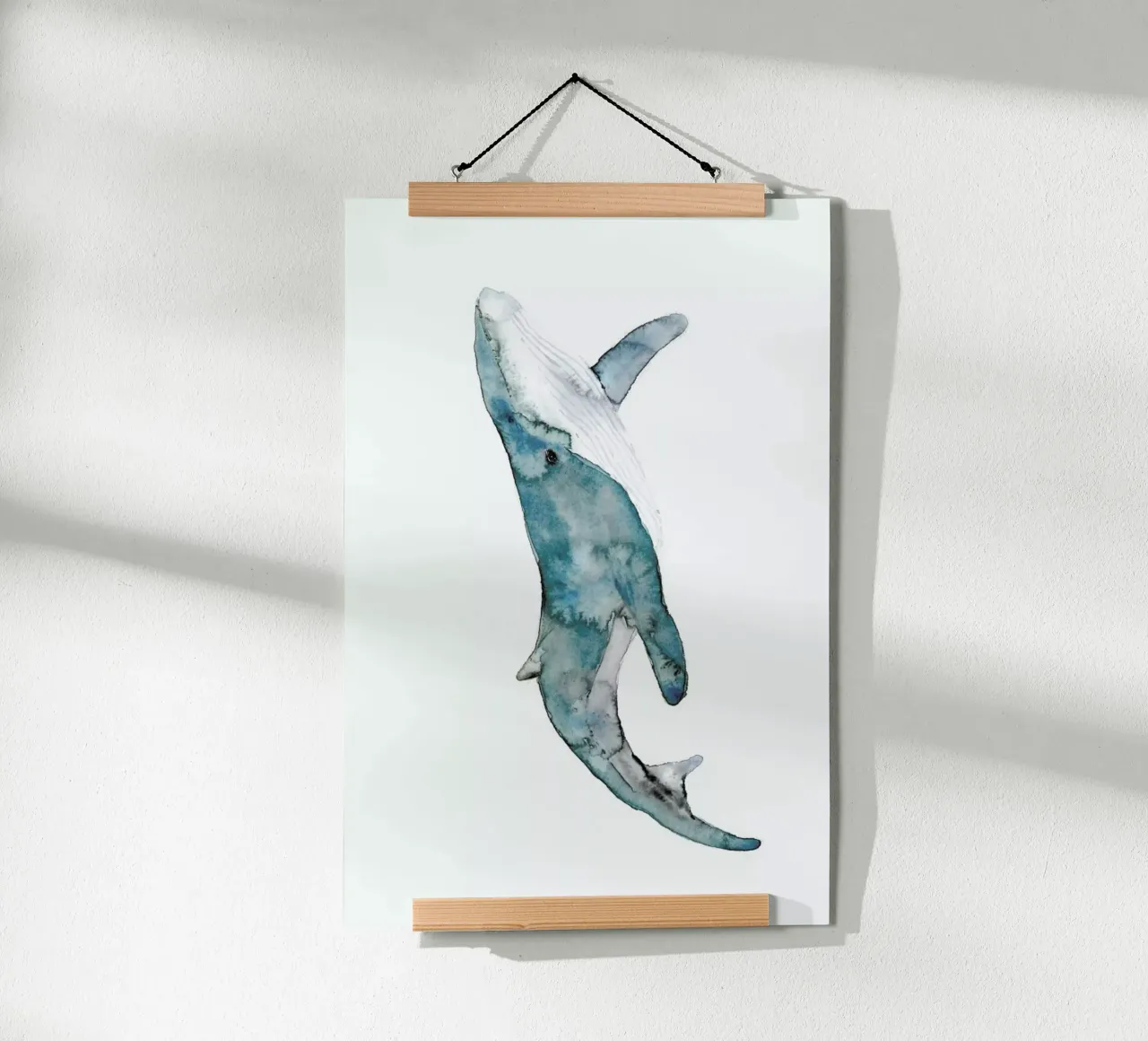 Whale poster da Larissa van der Laan