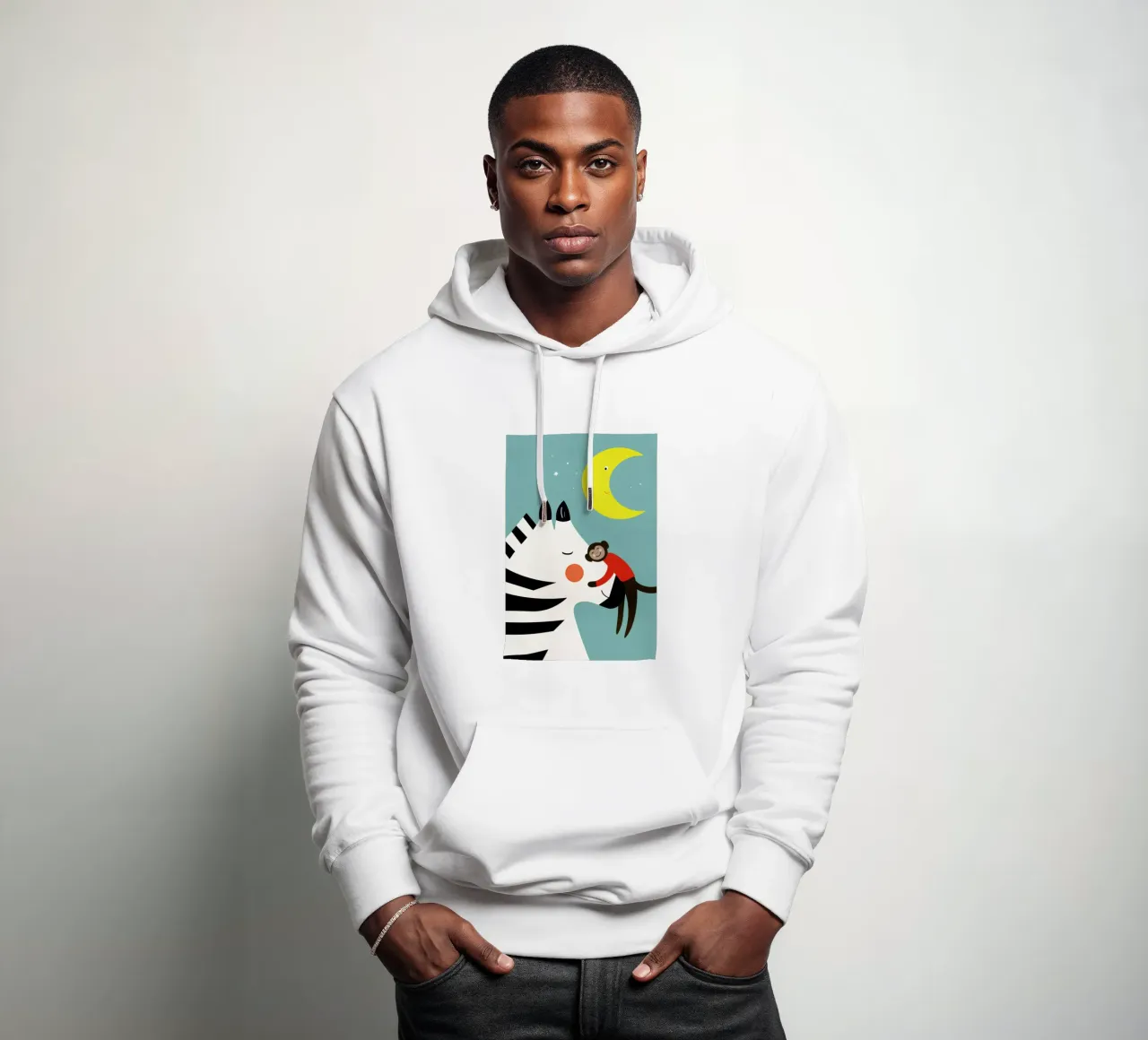 Goodnight Hug hoodie by Little Flourishes