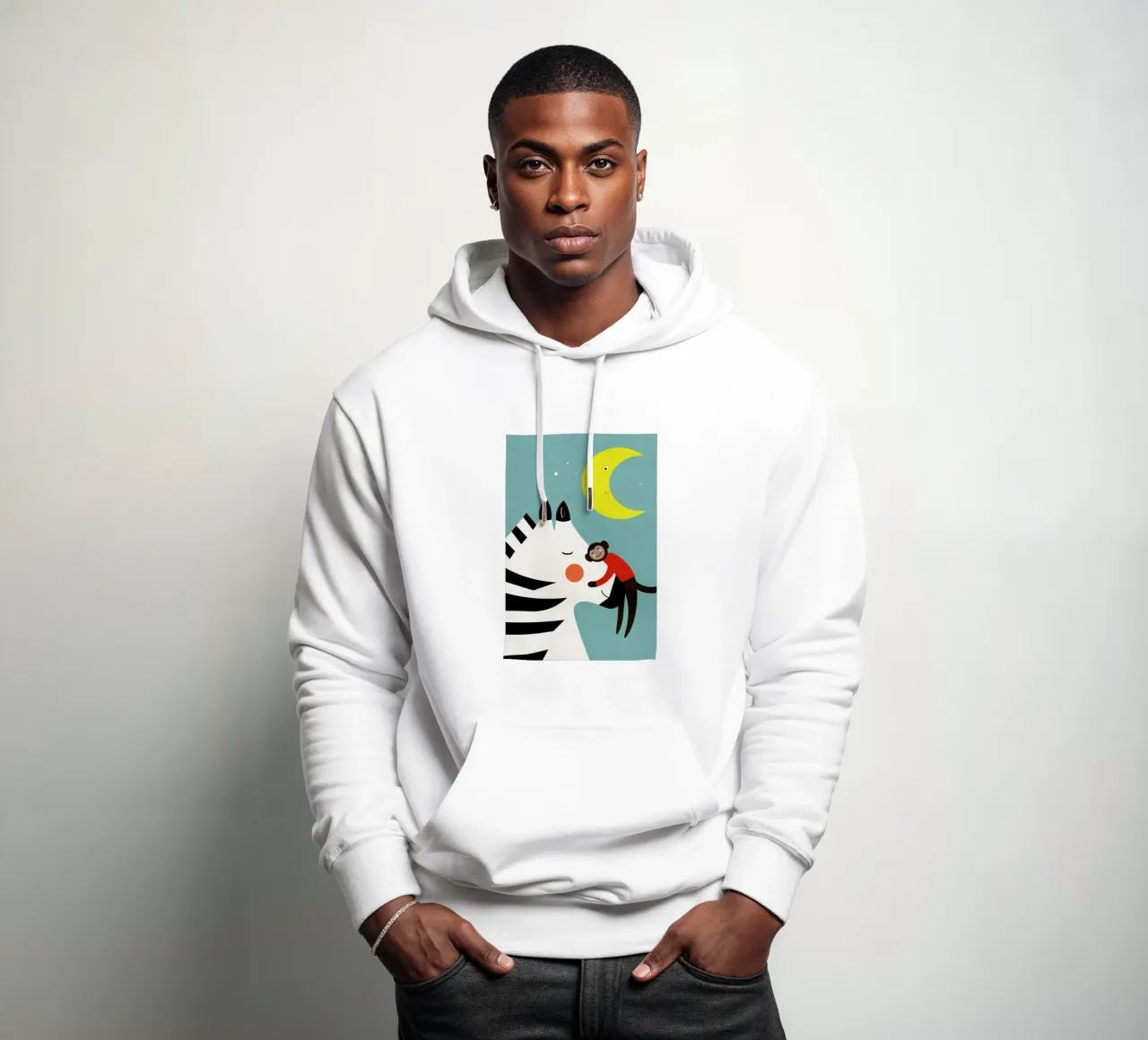 Goodnight Hug hoodie by Little Flourishes