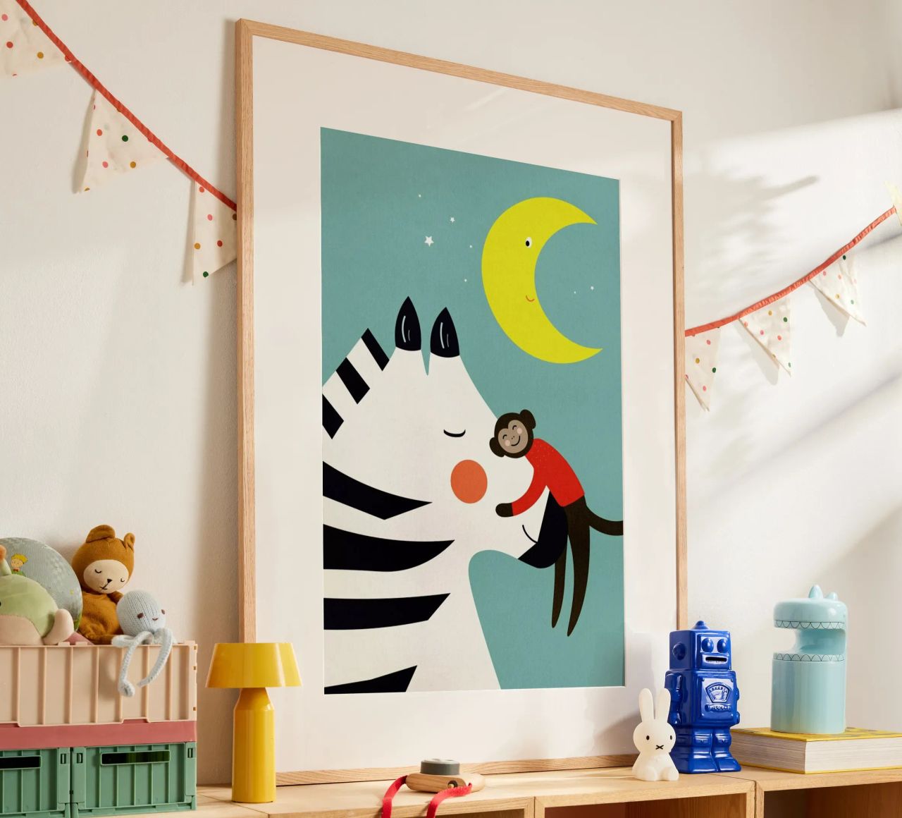 Goodnight Hug Poster von Little Flourishes