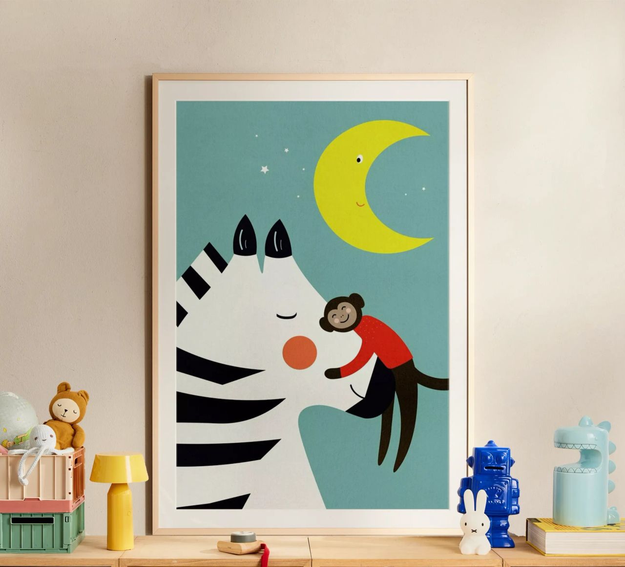 Goodnight Hug Poster von Little Flourishes