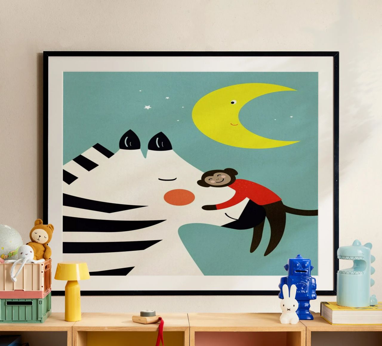 Goodnight Hug Poster von Little Flourishes
