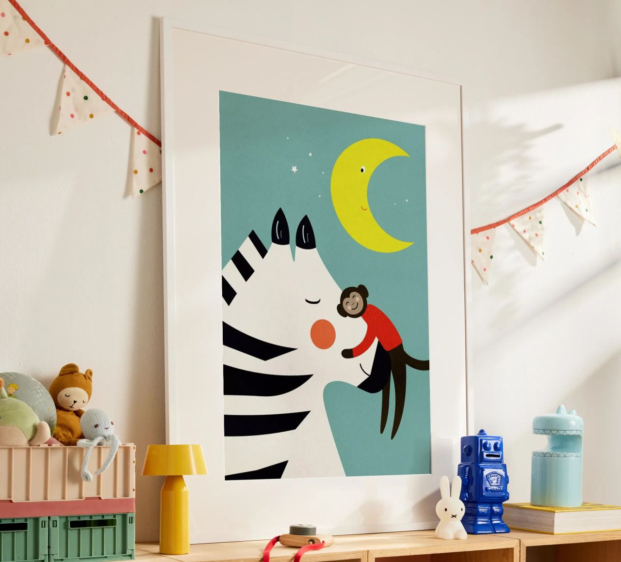 Goodnight Hug Poster von Little Flourishes