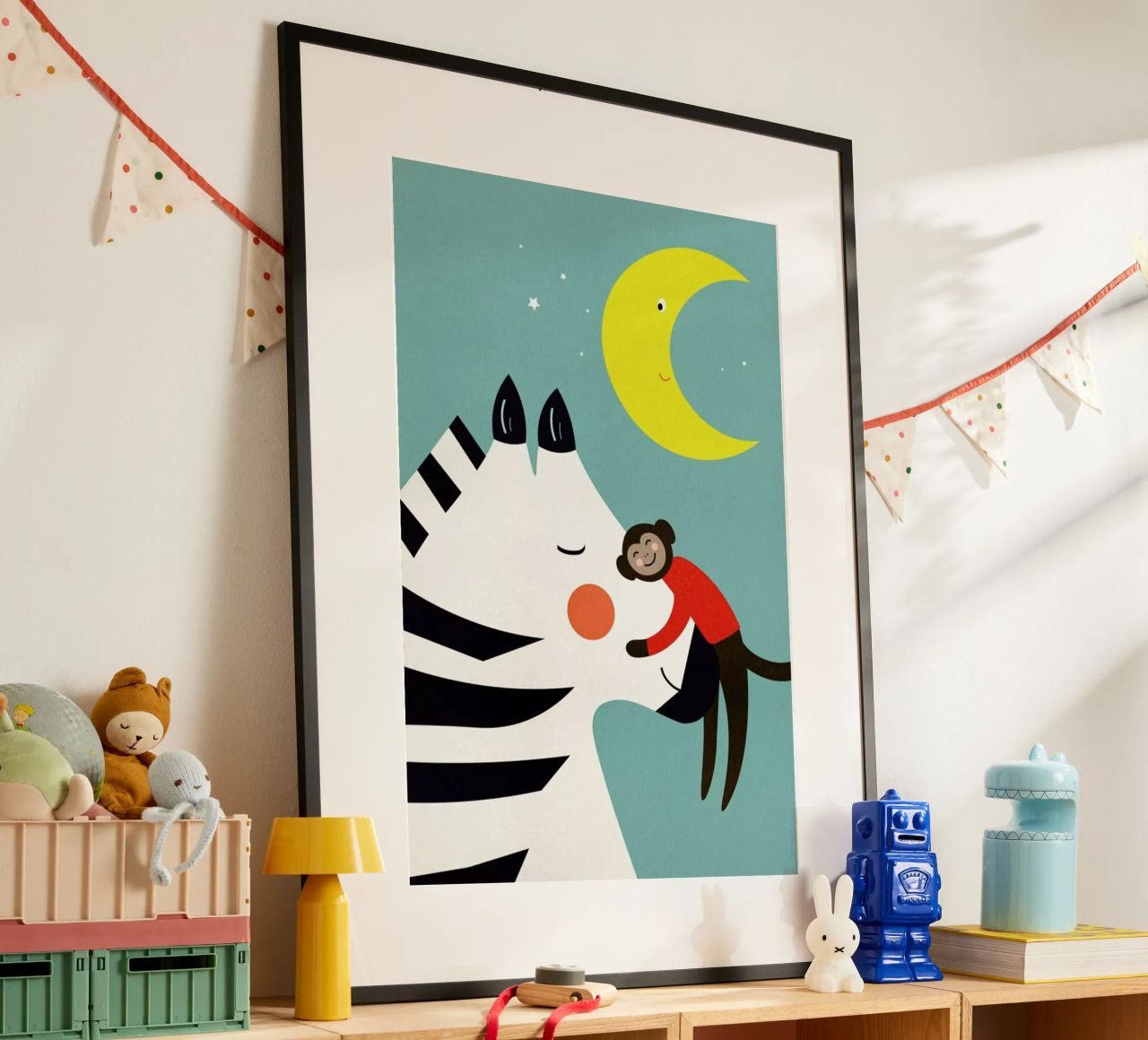 Goodnight Hug Poster von Little Flourishes