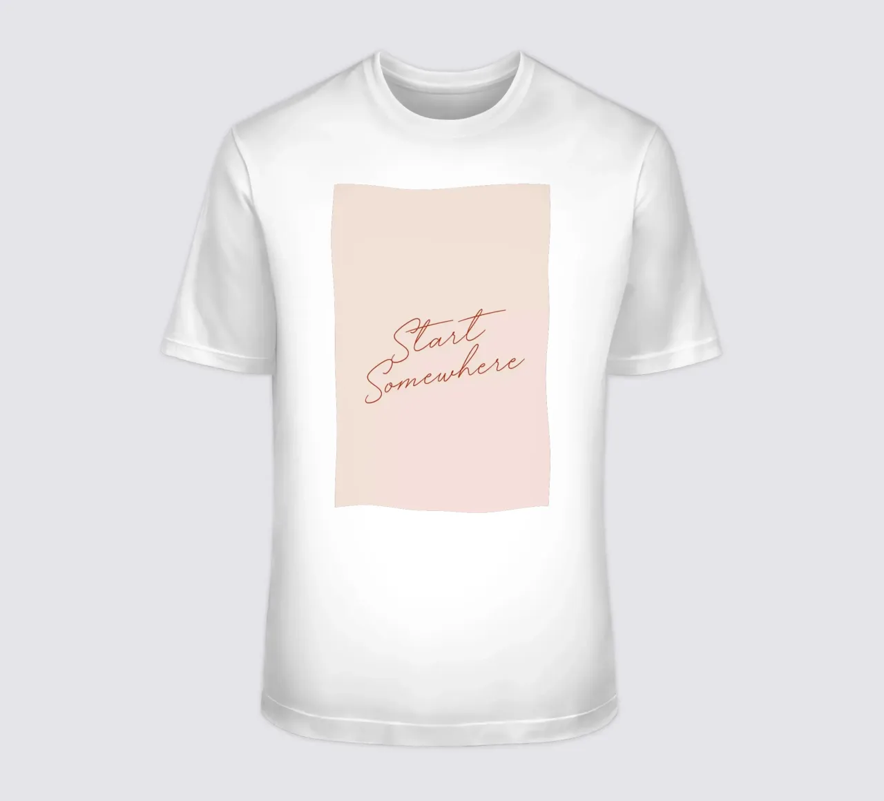 Start Somewhere t-shirt da daylight design studio