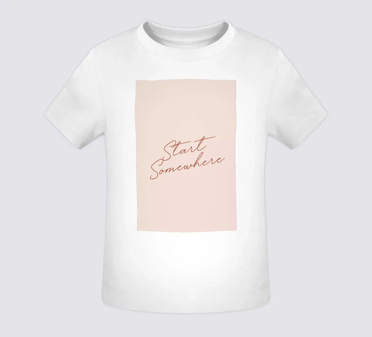 Start Somewhere maglietta neonato da daylight design studio