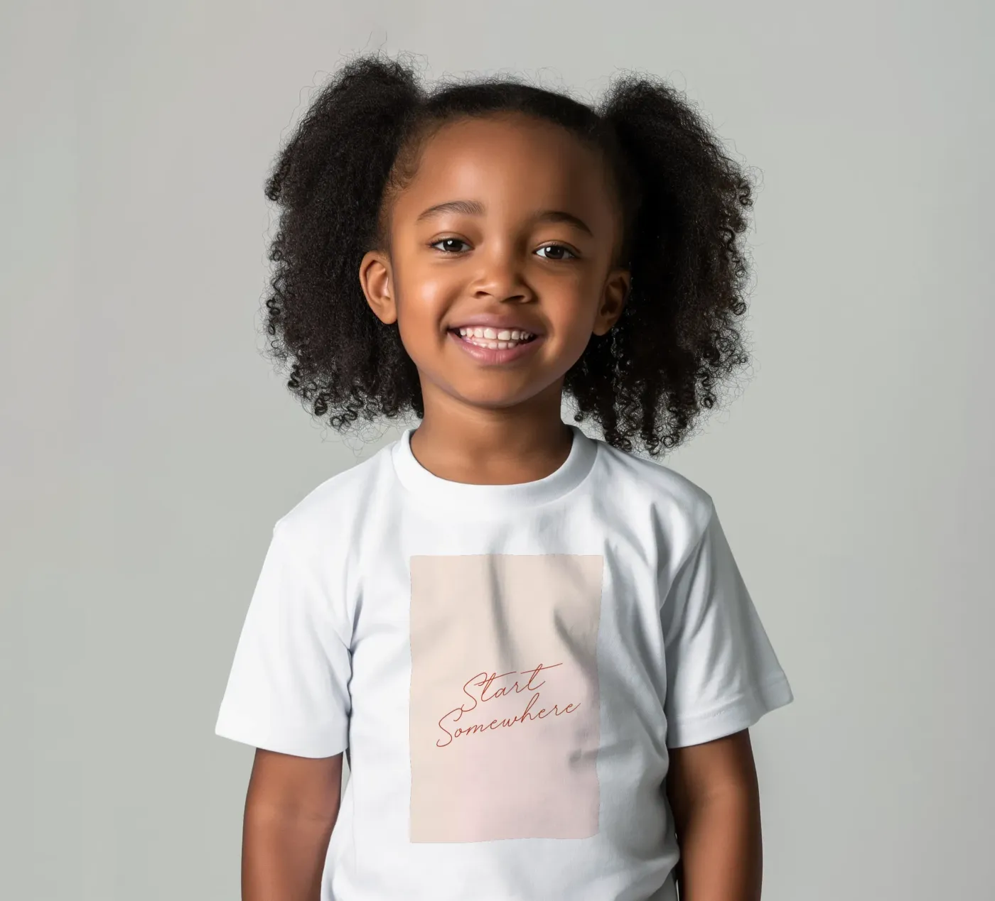 Start Somewhere t-shirt bambini da daylight design studio