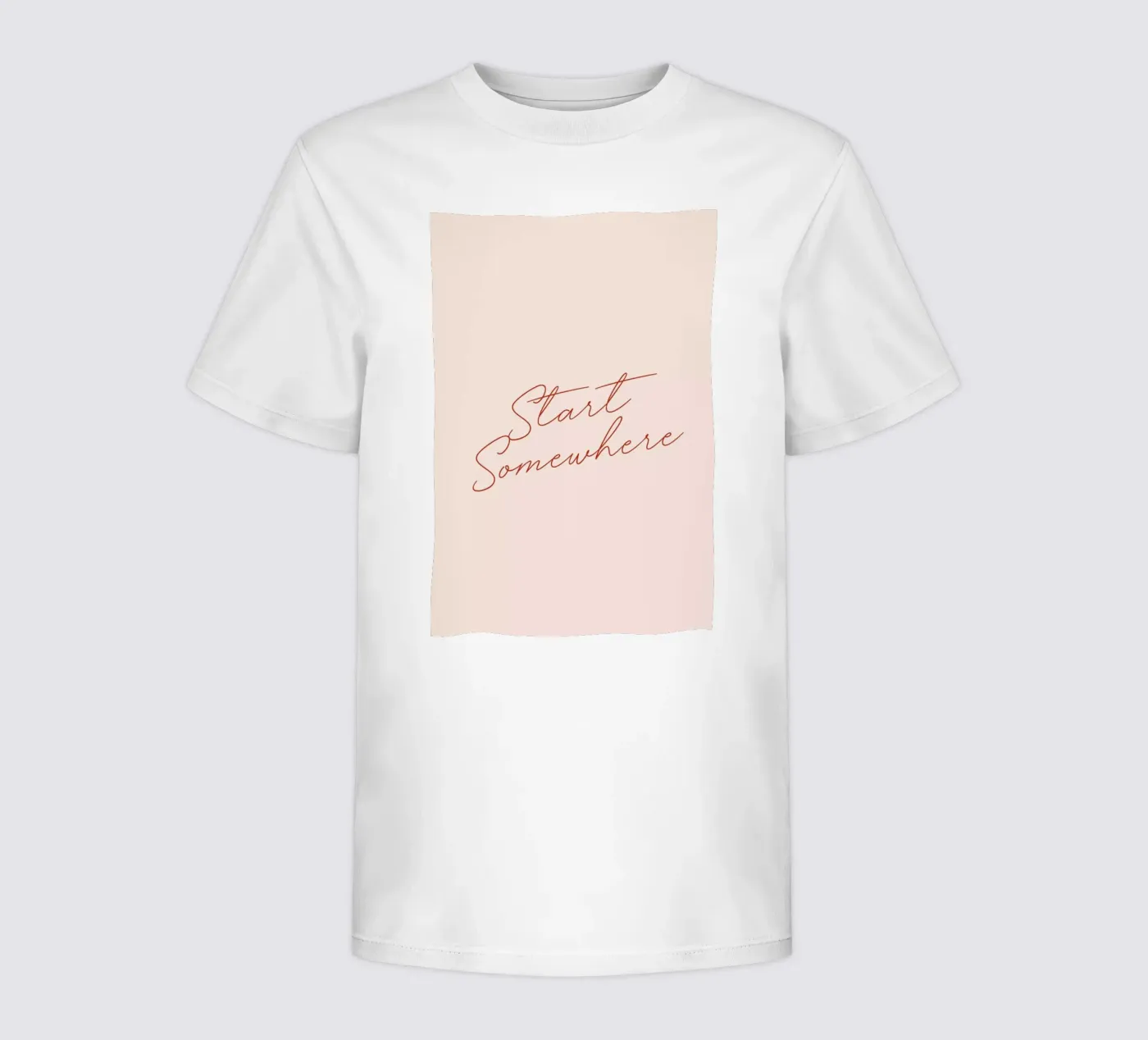 Start Somewhere t-shirt bambini da daylight design studio