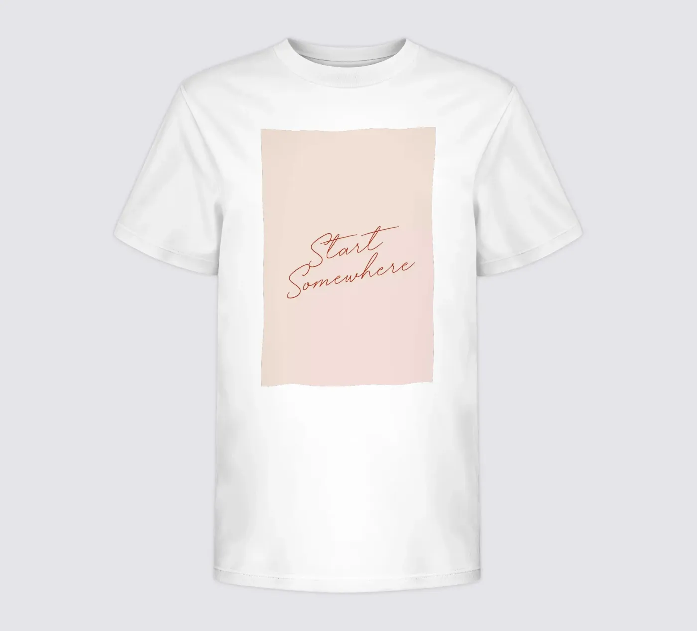 Start Somewhere t-shirt bambini da daylight design studio