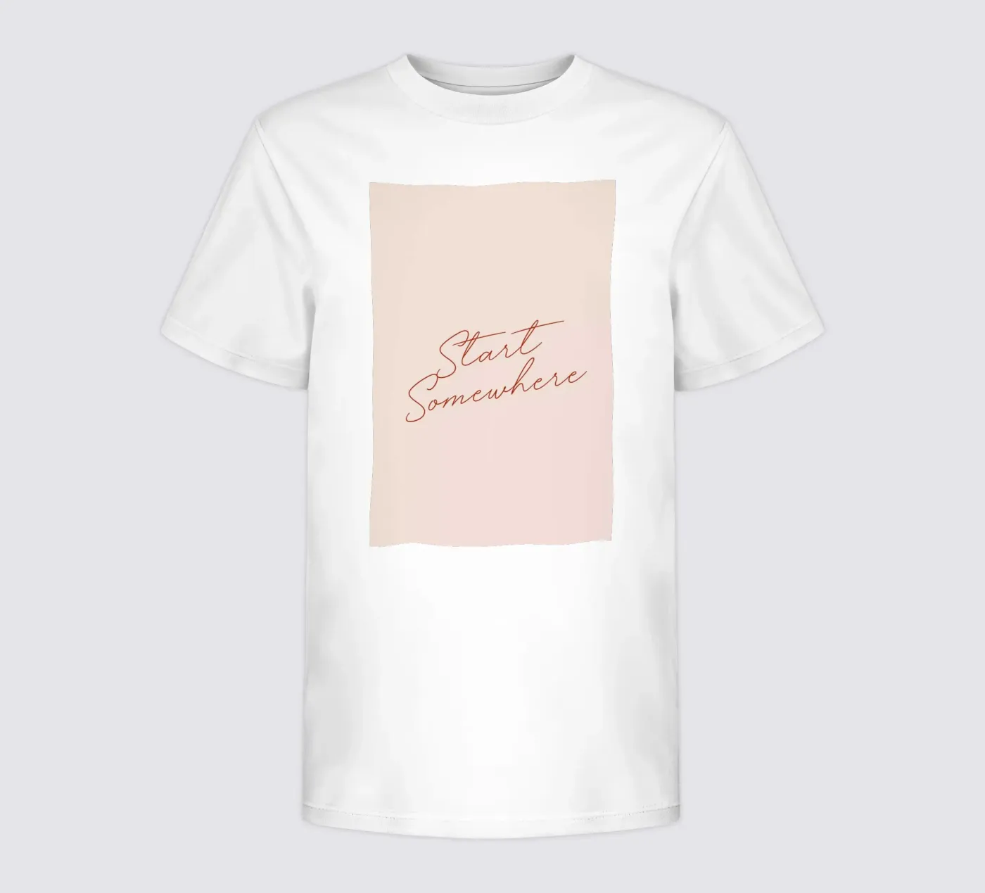 Start Somewhere t-shirt bambini da daylight design studio