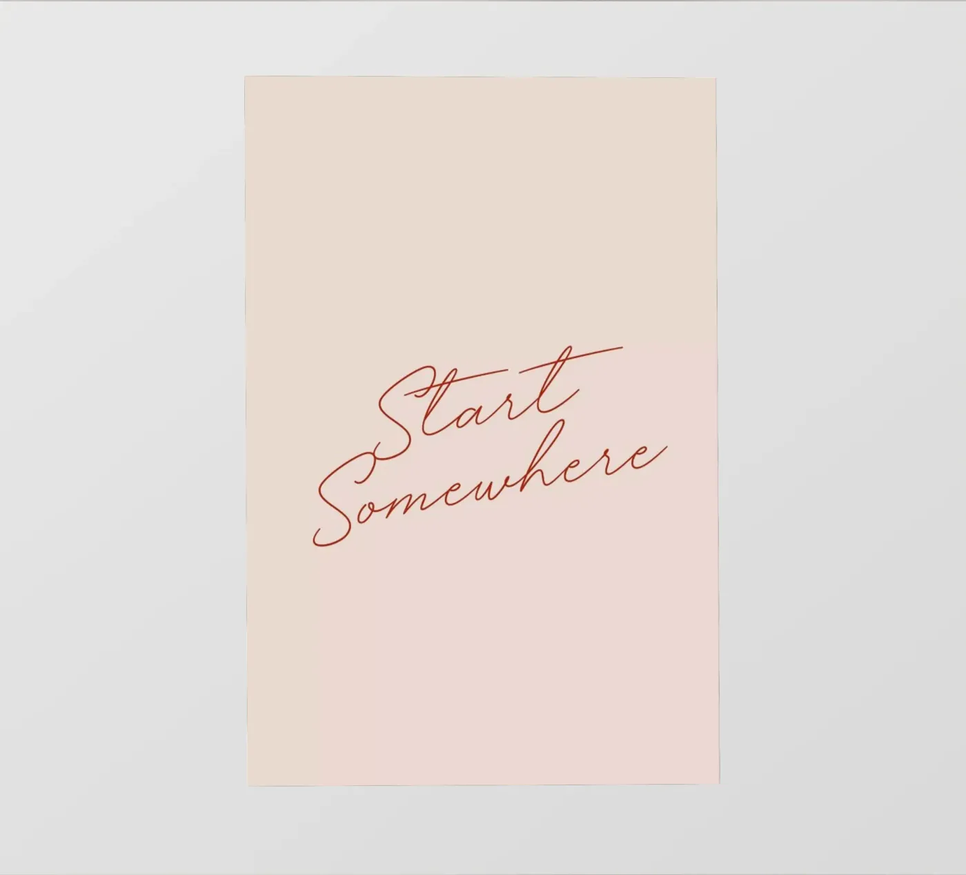Start Somewhere pellicola backlit da daylight design studio