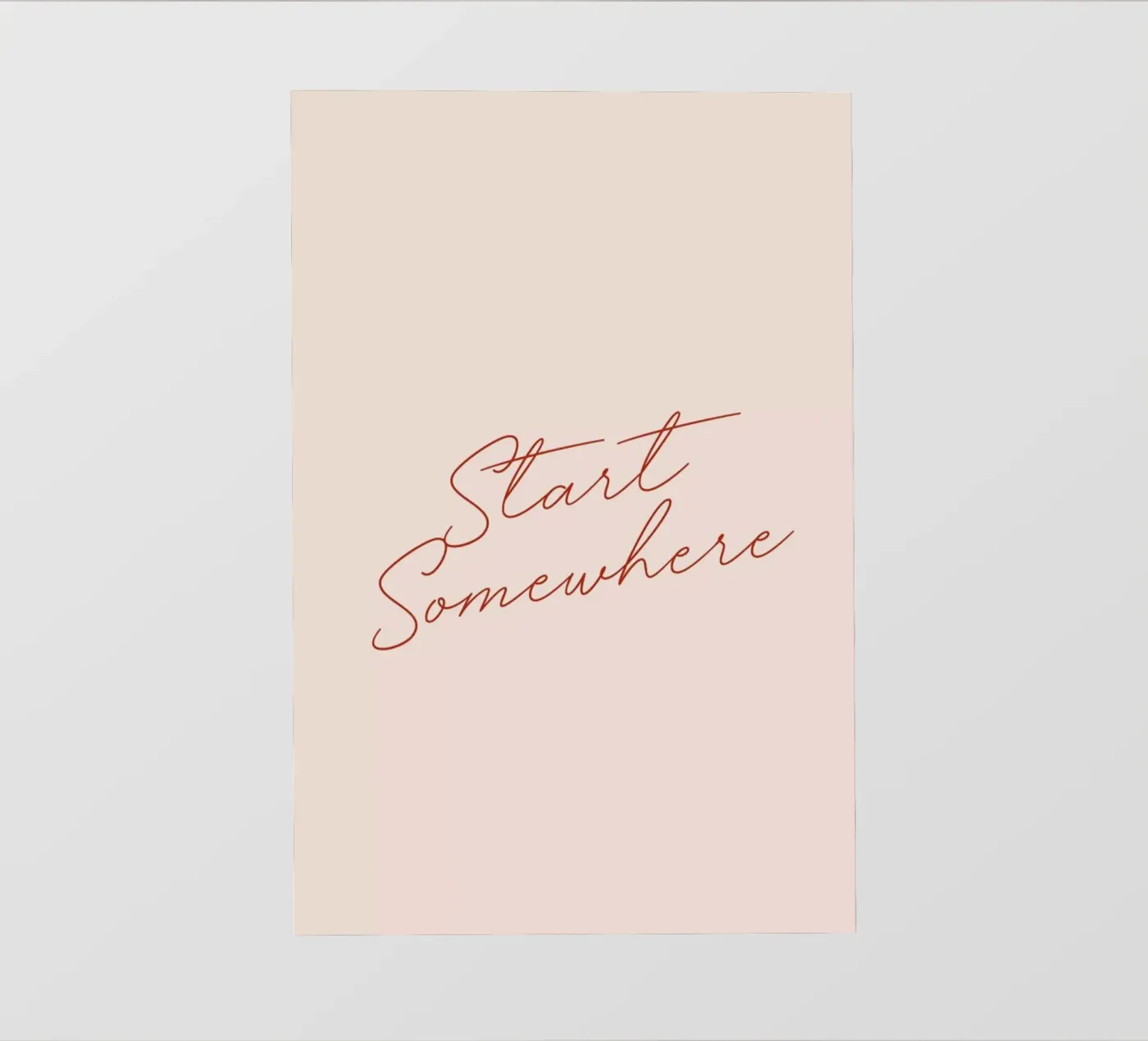 Start Somewhere pellicola backlit da daylight design studio