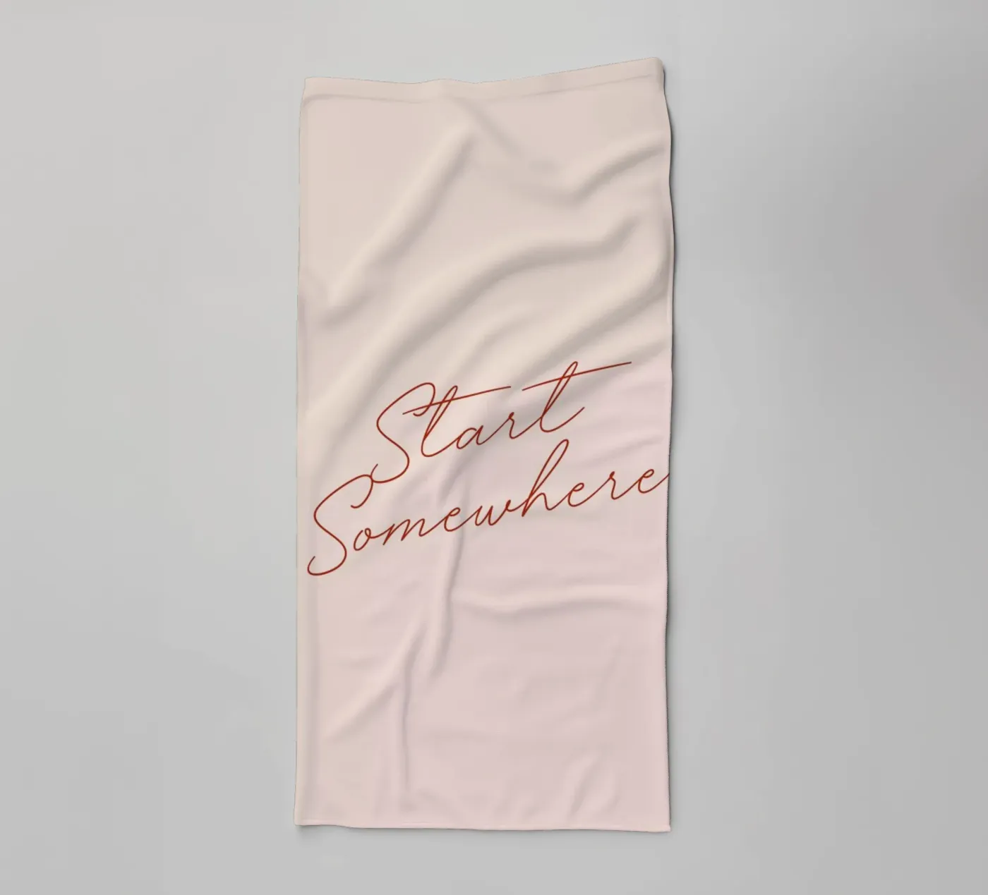 Start Somewhere badhanddoek van daylight design studio