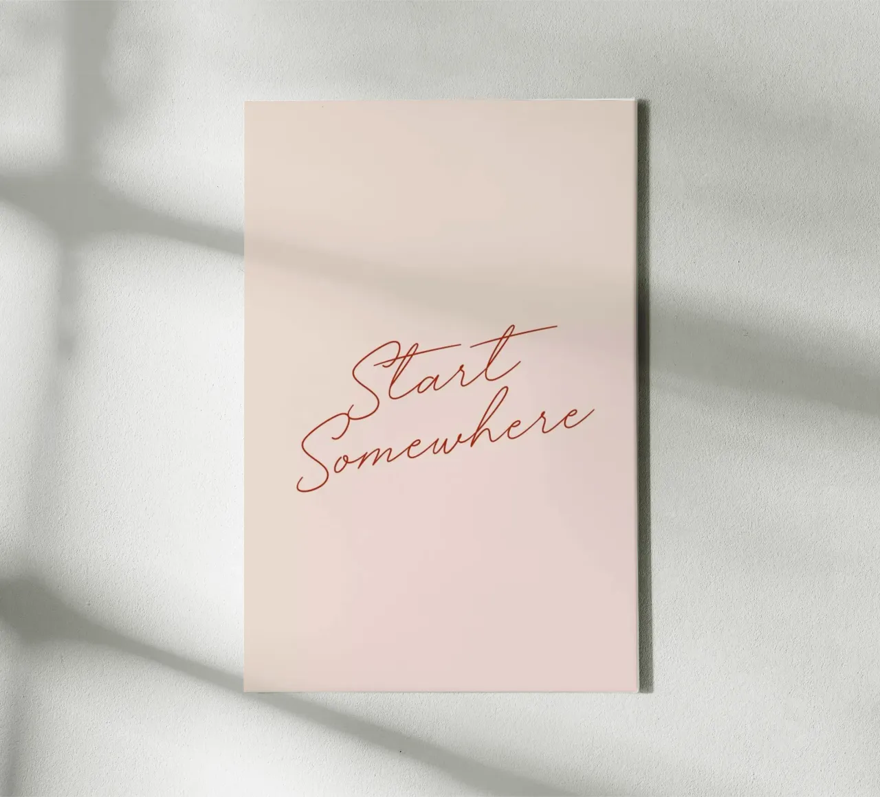 Start Somewhere tela da daylight design studio