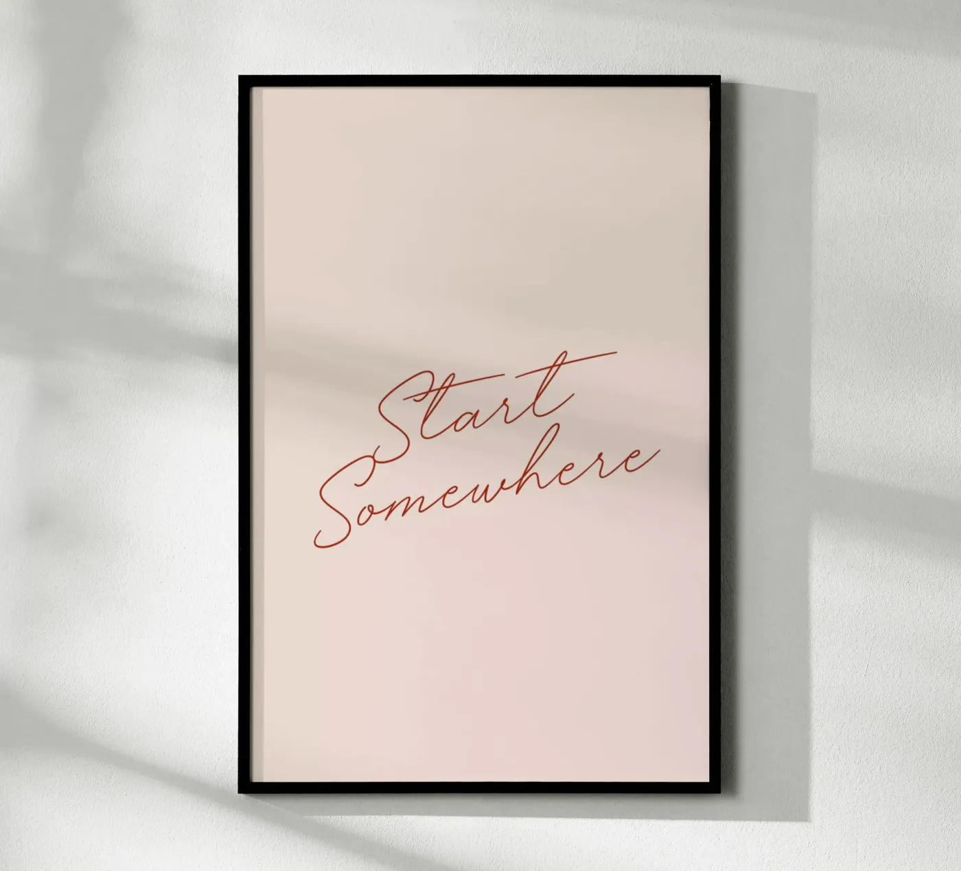 Start Somewhere poster de daylight design studio