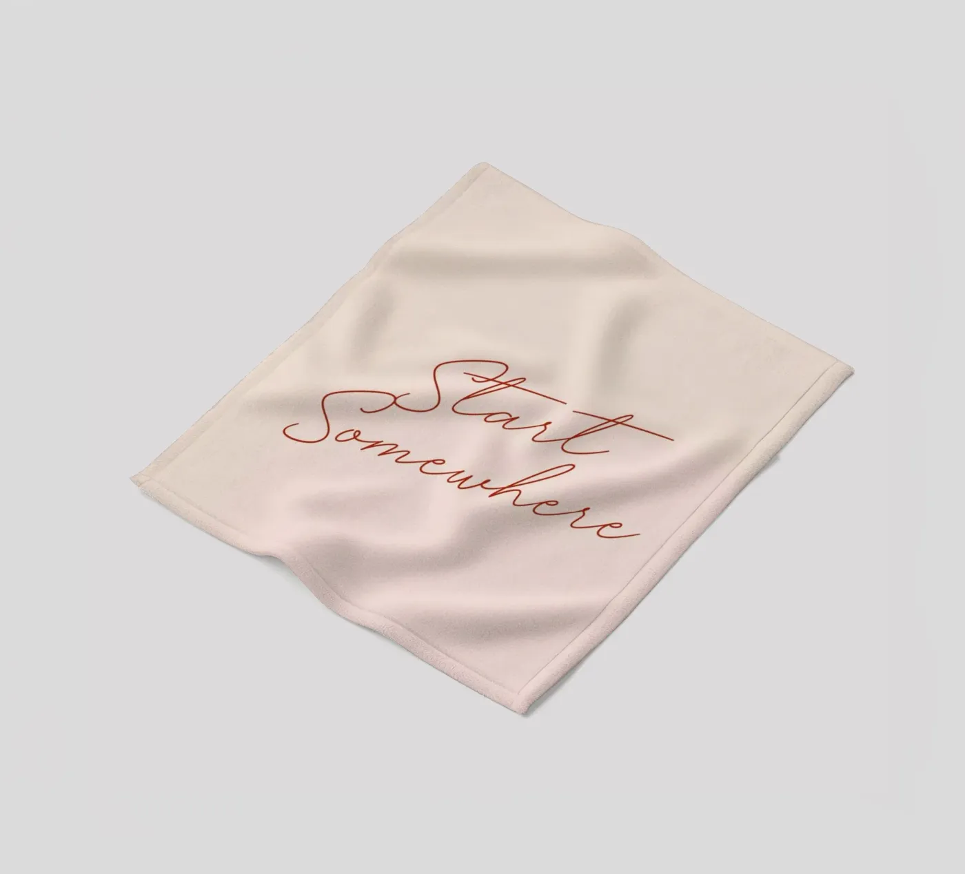 Start Somewhere coperta in pile da daylight design studio