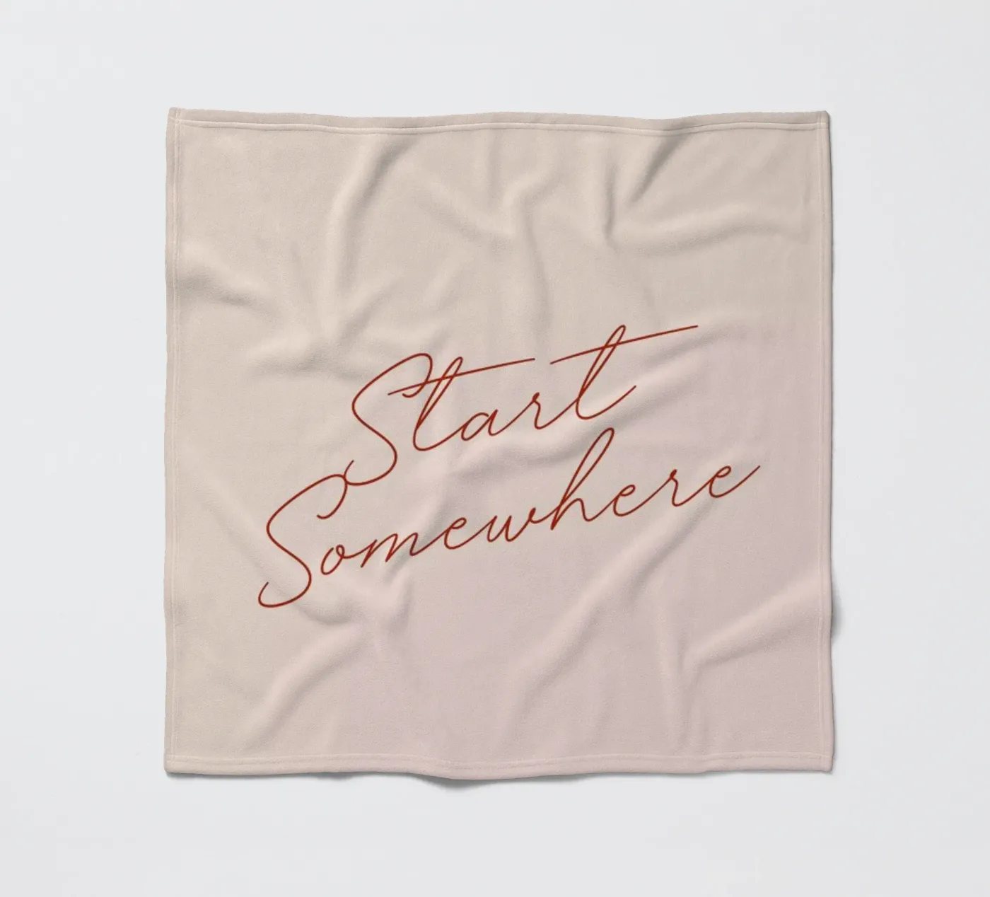 Start Somewhere fleecedeken van daylight design studio