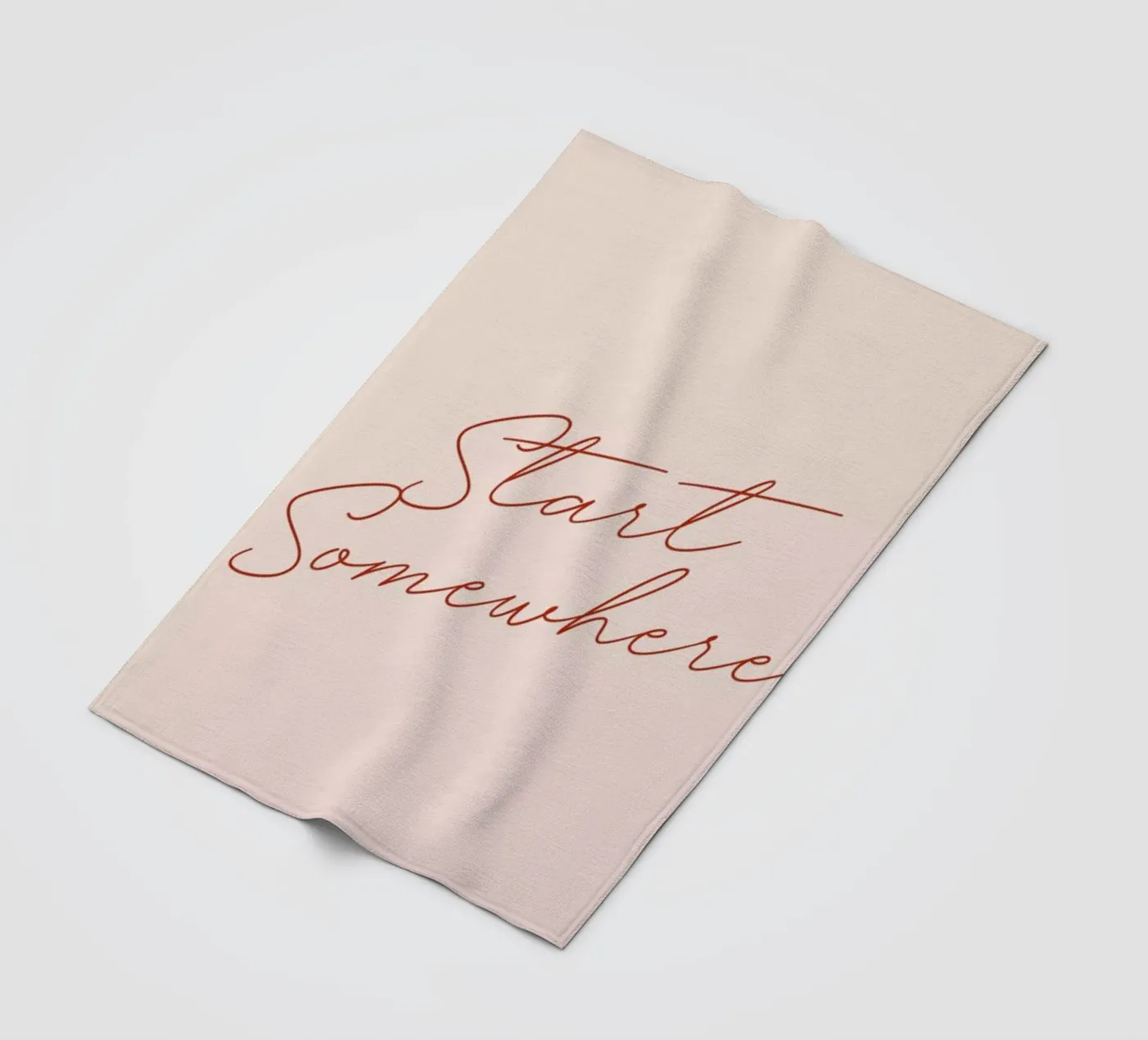 Start Somewhere fleecedeken van daylight design studio