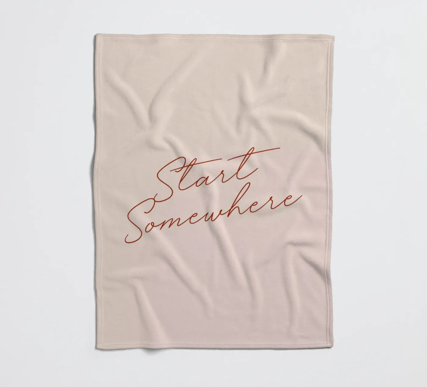 Start Somewhere fleecedeken van daylight design studio