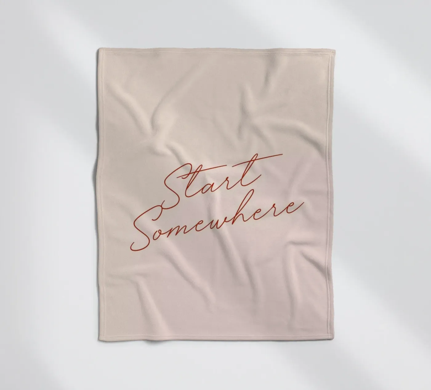 Start Somewhere coperta in pile da daylight design studio