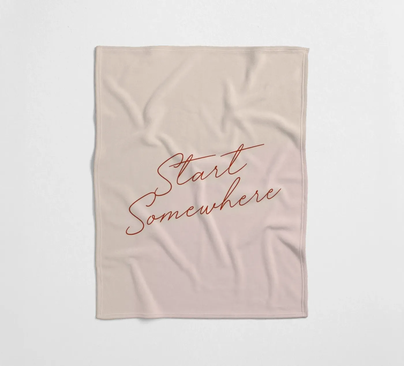 Start Somewhere fleecedeken van daylight design studio