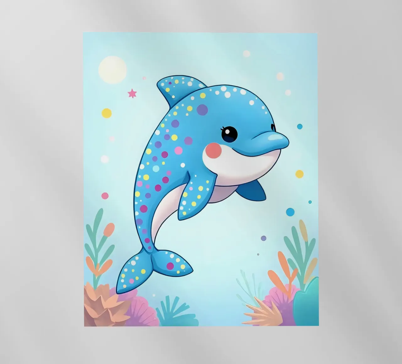 Delphin_3 pellicola backlit da Tierisch bunt by LK